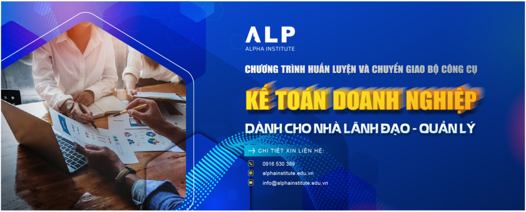 kế toán doanh nghiệp dành cho nhà lãnh đạo