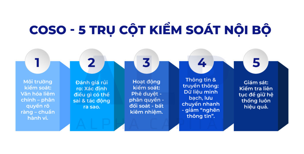 5 Trụ Cột Kiểm soát Nội bộ