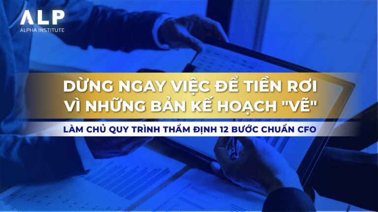 12 BƯỚC THẨM ĐỊNH DỰ ÁN